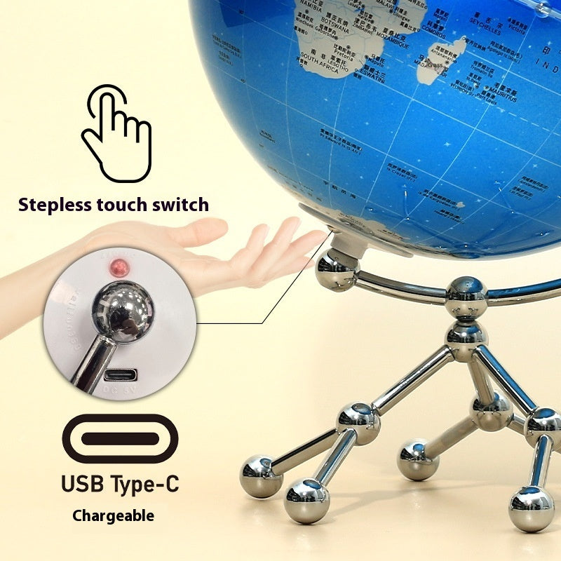 Luminous Heavy Metal Earth Instrument Lighting Desktop Decoration