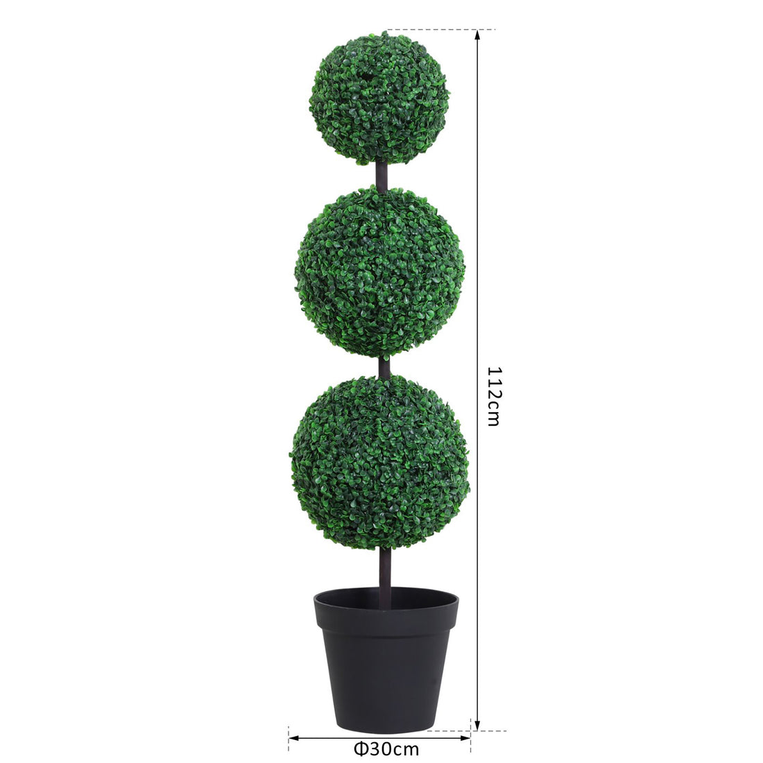Artificial Plants Honeysuckle Flower In Pot Fake Plants With Curved Boots For Indoor 15x15x150cm White