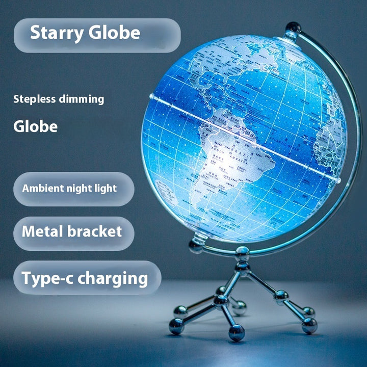 Luminous Heavy Metal Earth Instrument Lighting Desktop Decoration